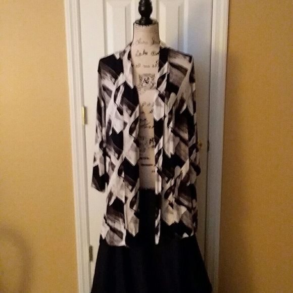 H by Halston Sweaters - H by Halston flyaway cardigan